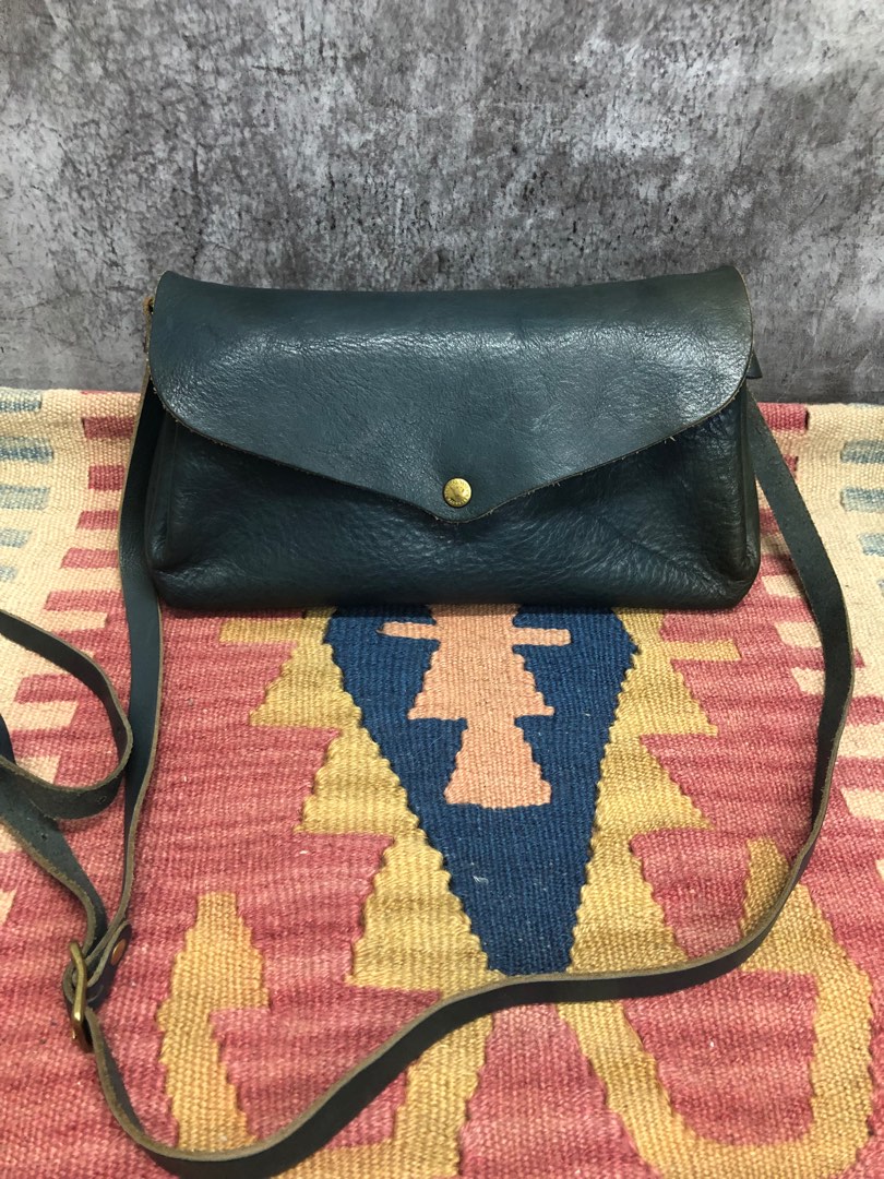 Kissora Leather Sling Bag, Women's Fashion, Bags & Wallets, Crossbody