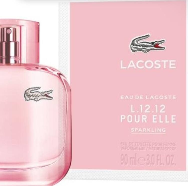 LACOSTE L.12.12 POUR ELLE SPARKLING 90ML FOR WOMEN Beauty
