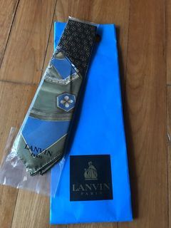 Authentic Lanvin (France) and Tie Rack (London) Ties