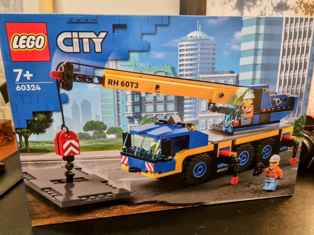 [Sealed] LEGO City 60324 Mobile Crane, Hobbies & Toys, Toys & Games on ...