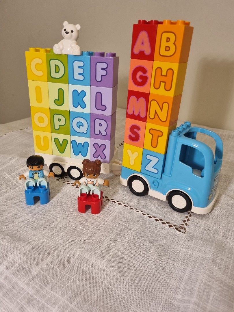 Lego Duplo Alphabet Truck, Toys & Collectibles, Mainan di Carousell