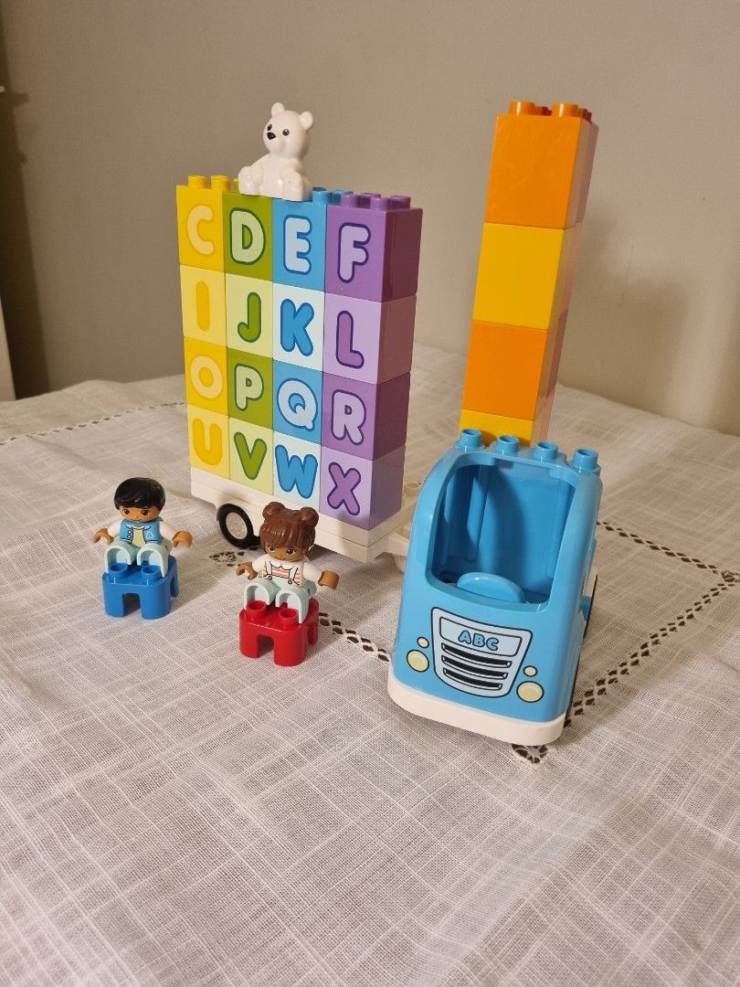 Lego Duplo Alphabet Truck, Toys & Collectibles, Mainan di Carousell
