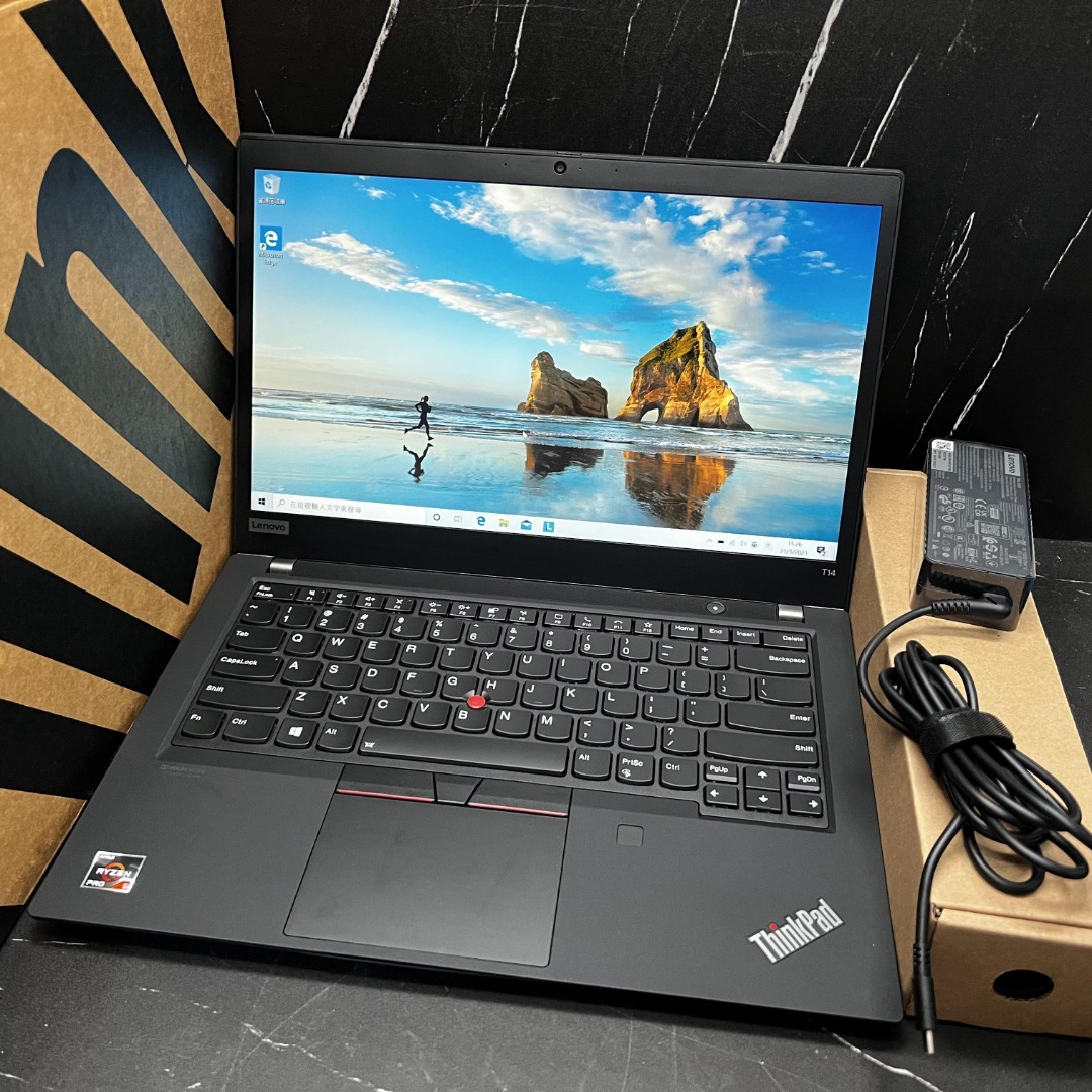 新品 Lenovo 超高速Ryzen5 4GB 256GB WiFi6 指紋-