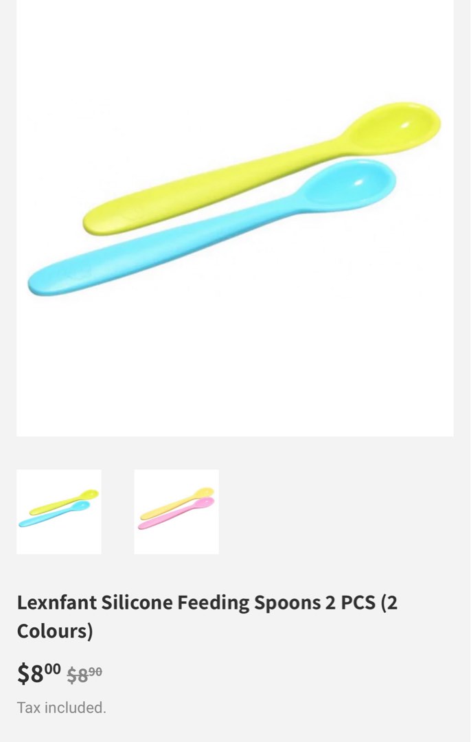 Lexnfant feeding spoons, Babies & Kids, Nursing & Feeding, Weaning