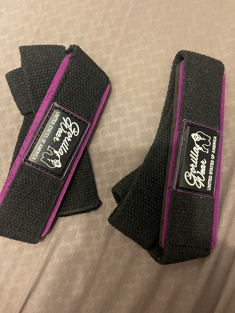 Lifting straps, Sports Equipment, Exercise & Fitness, Weights