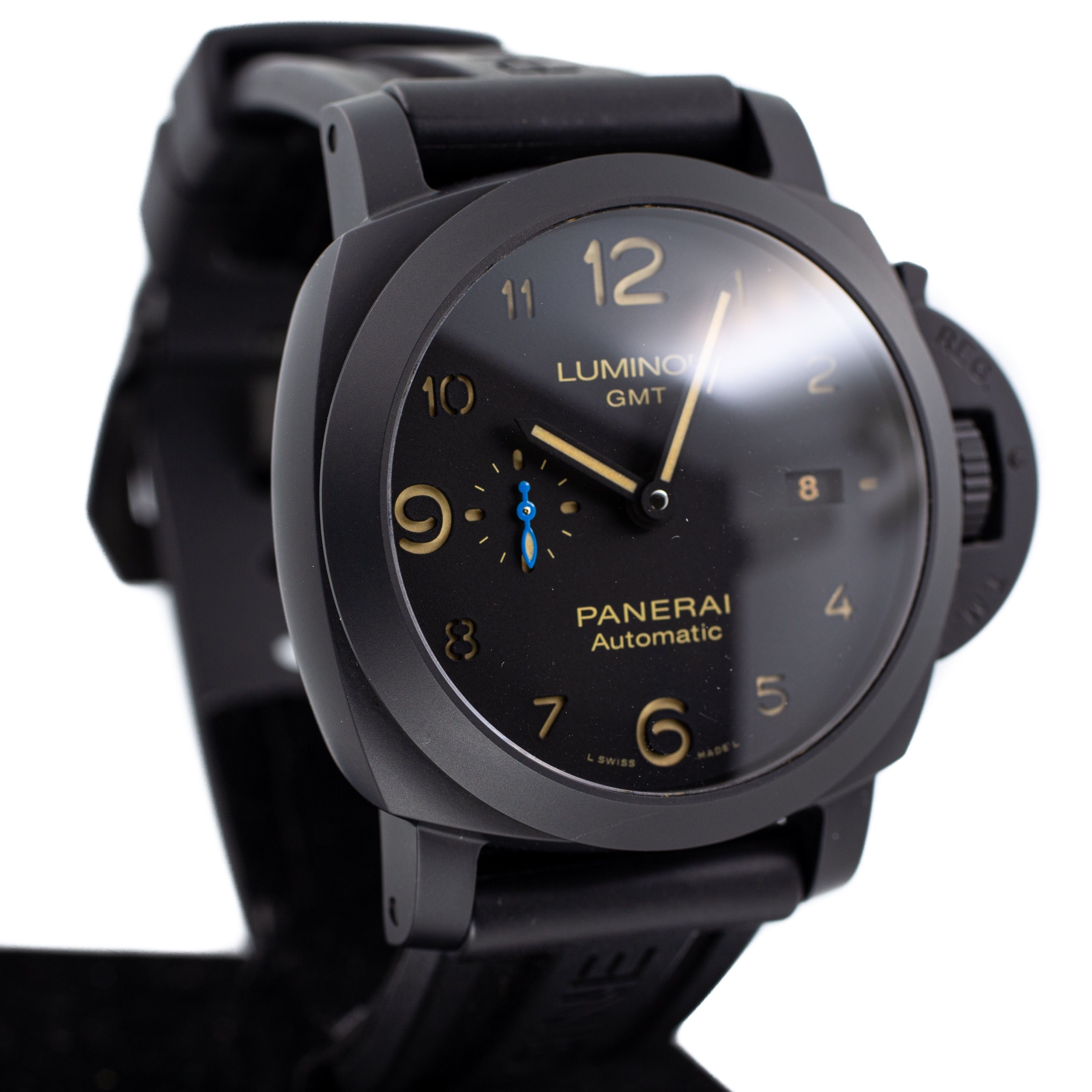 Like New Panerai Luminor GMT 44mm in Ceramic PAM 1441 V Luxury