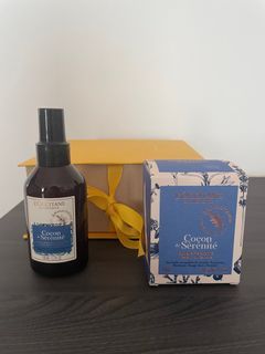 Loccitane Pillow Mist Relaxing Candle Coco De Serenite Crabtree Evelyn