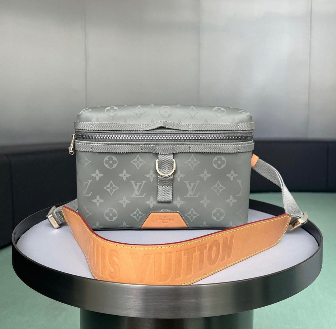 Louis Vuitton Silver Titanium Monogram Backpack