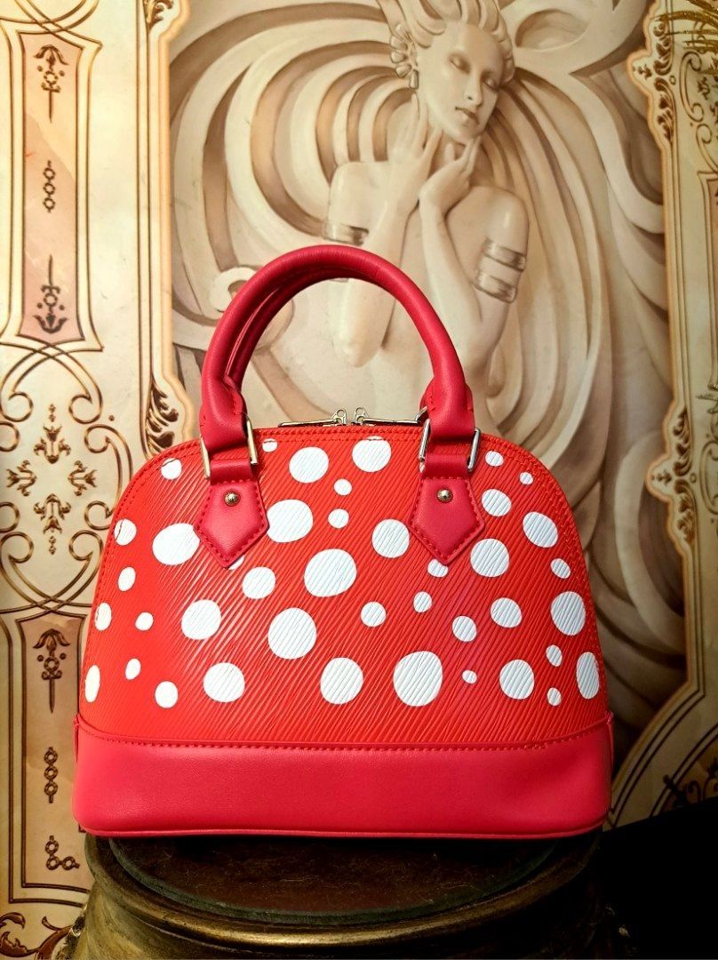 Louis Vuitton x Yayoi Kusama Alma BB Red/White in Grained Epi Cowhide  Leather with Silver-tone - US