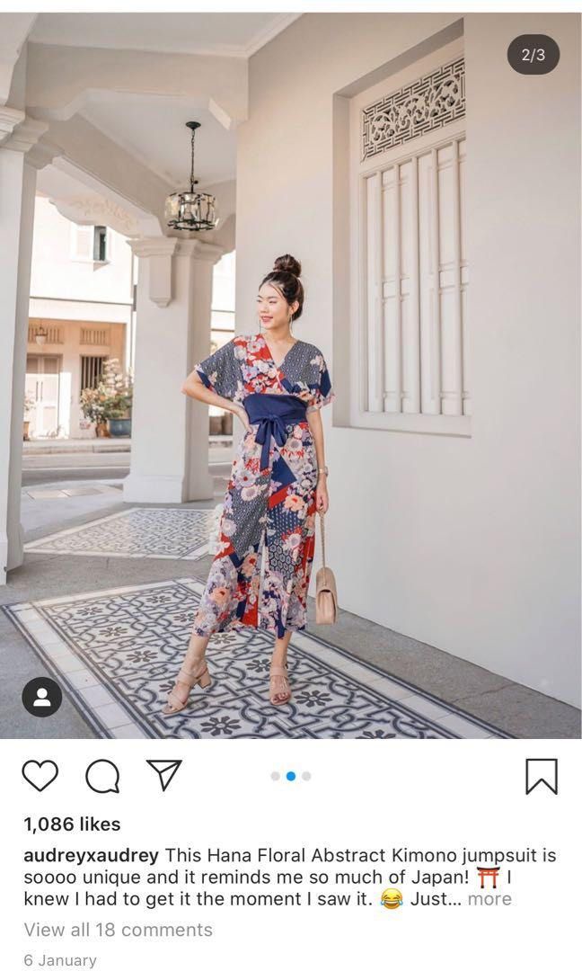 Hana floral jumpsuit sale