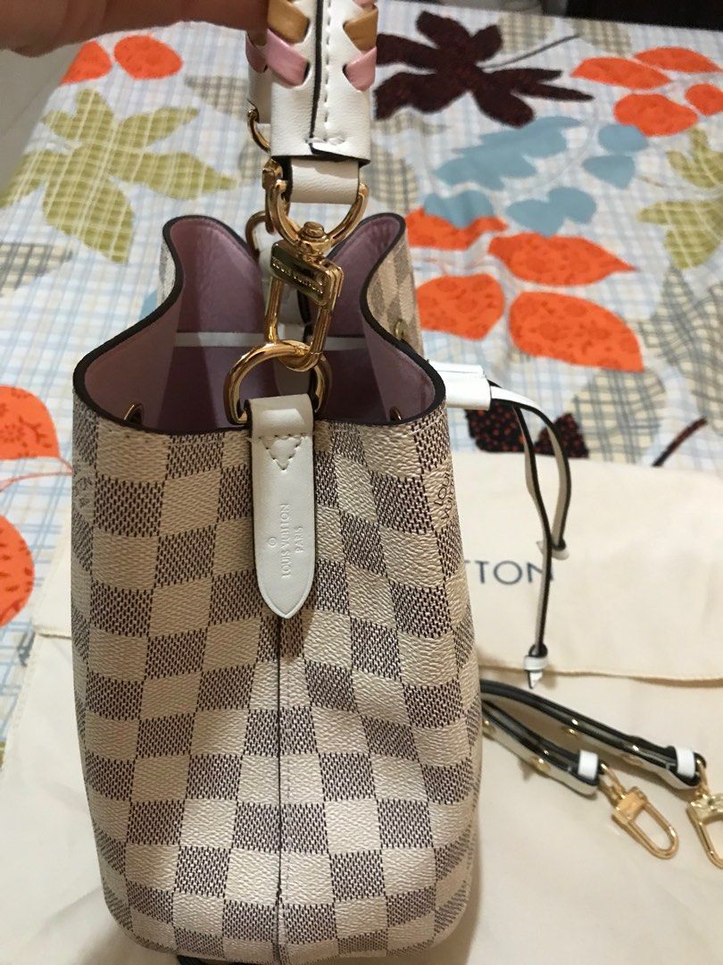 Louis Vuitton Noe BB Damier Azur, Luxury, Bags & Wallets on Carousell