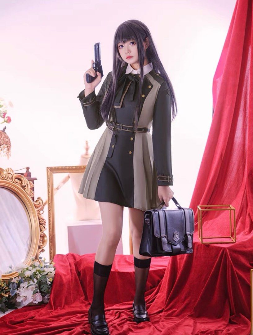 Uwowo Anime Lycoris Recoil Cosplay Inoue Takina Cosplay Costume