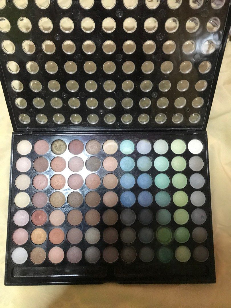 MAKEUP BUNDLE (Category: Makeup) located in La Trinidad. Submitted by belleehan (Listing ID 1222000582, Image 3). Description: Sanitized Preloved Makeup Perfect for Beginners / Make up lovers W7 Eyeshadow palette is halos intact and wala pa nag hit pan BH Cosmetics Contour palette fell kaya naging ganyan Past “Expiry” but still hygienic Buy at your own risk No return, exchange or refund .