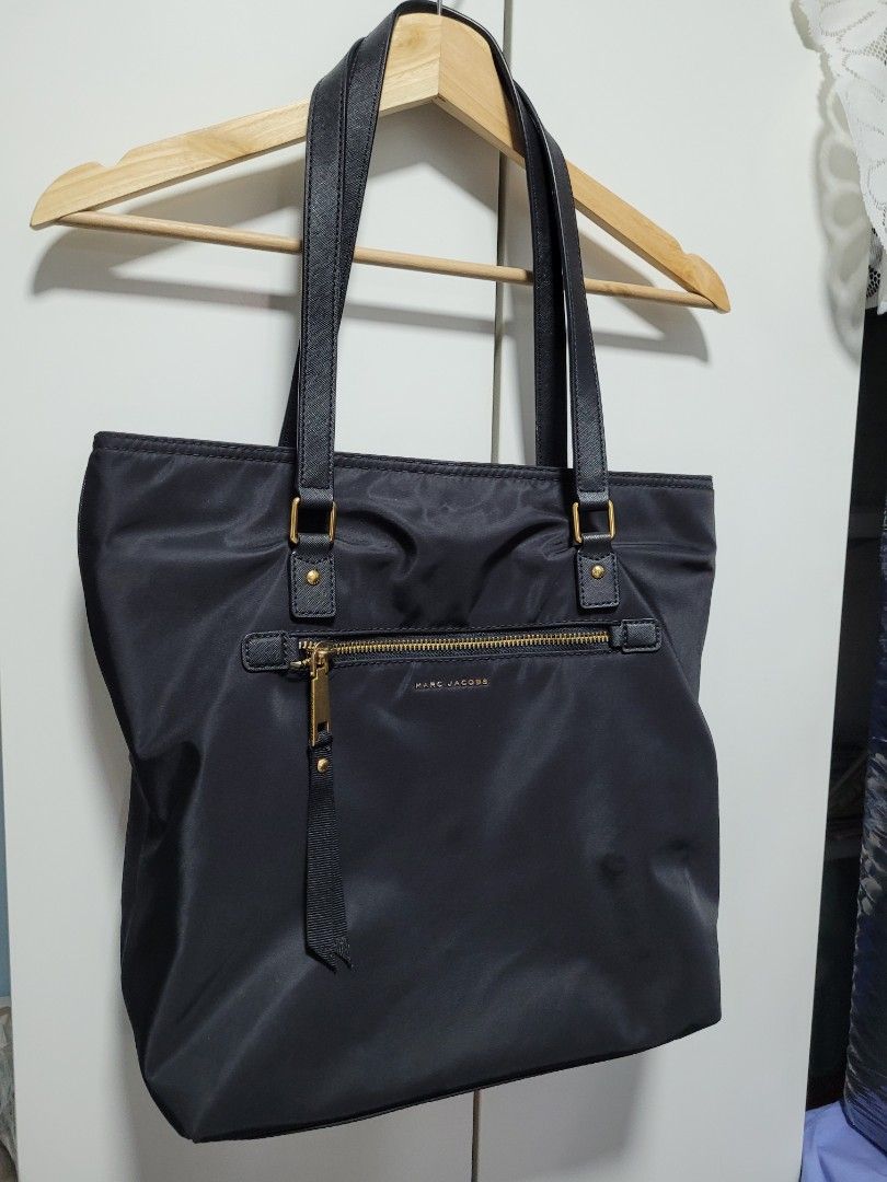 Marc Jacobs Black Nylon Trooper Tote
