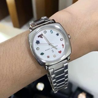 MARC JACOBS SILVER AUTHENTIC WATCH