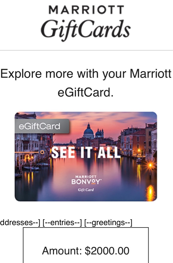 Marriott Voucher, Tickets & Vouchers, Vouchers on Carousell