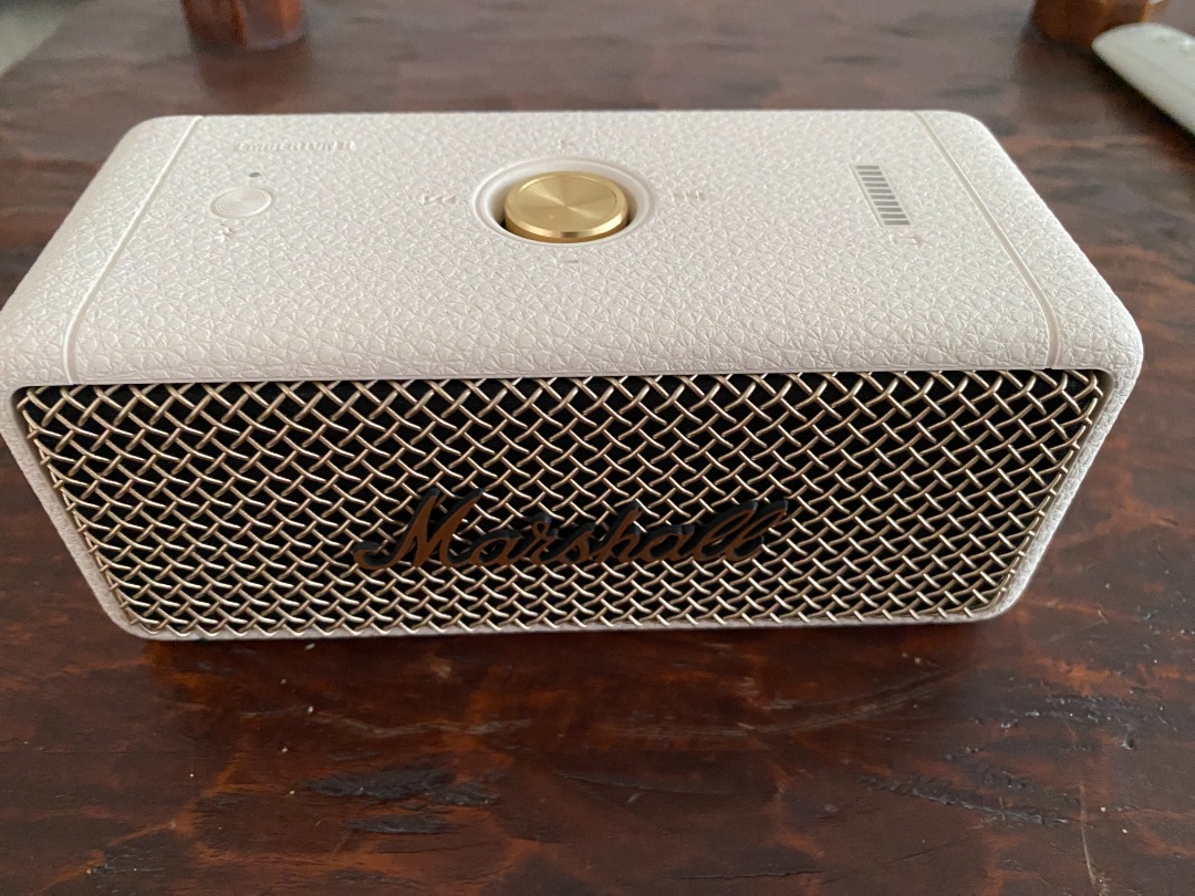 Marshall Emberton 2 II Portable Bluetooth Speaker Cream (Like New), Audio, Soundbars, Speakers