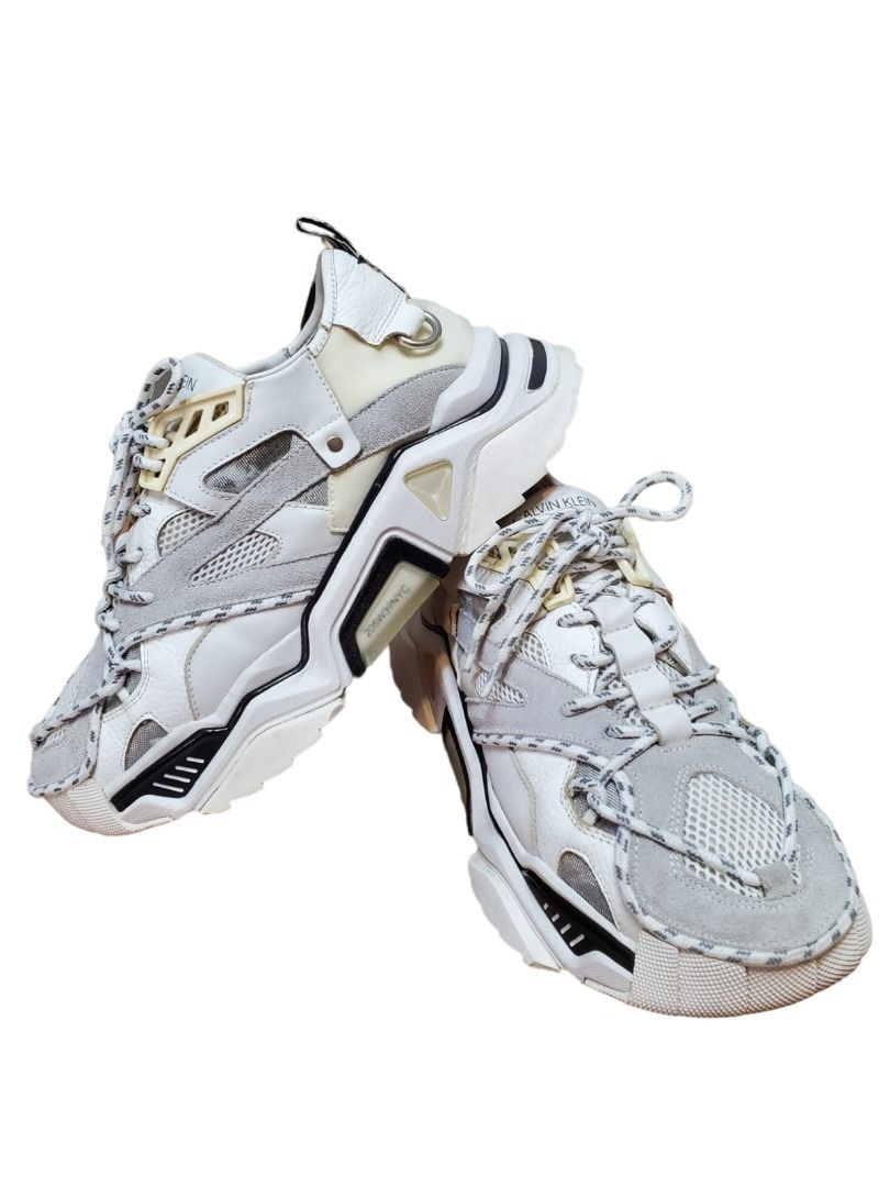 Mens Calvin Klein Strike 205W39NYC Sneakers Size US 9 EUR 43 White