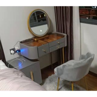 <metal legs>Dressing Table👍🏻👍🏻Free Delivery 100cm