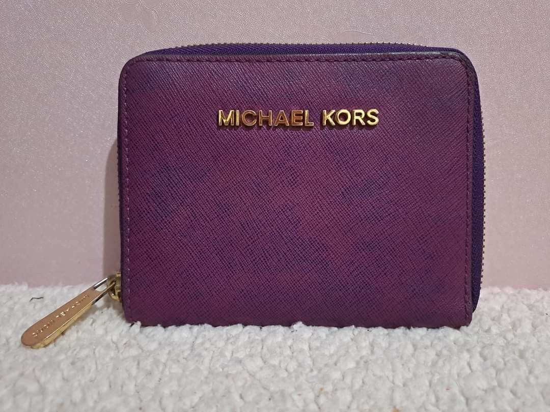 Michael Kors Zip Around Wallet Purple  Full On Cinema