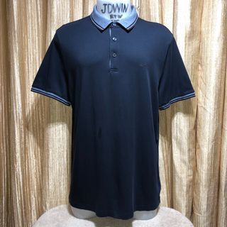 MICHAEL KORS MEN’S POLO SHIRTS MIDNIGHT BLUE (Please view all photos and read description)