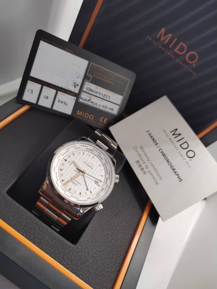 Mido watch multifort GMT