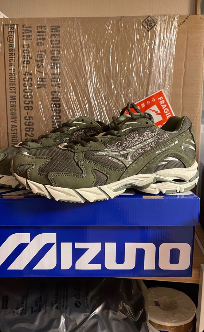 Mizuno Wave Rider Maharishi Fire Phoenix, 男裝, 鞋, 波鞋- Carousell