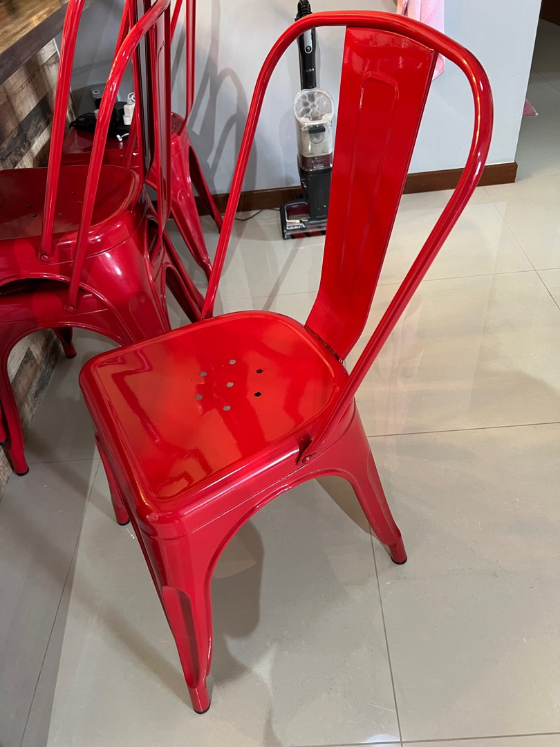 Modern Industrial Chairs, Furniture & Home Living, Furniture, Chairs on Carousell