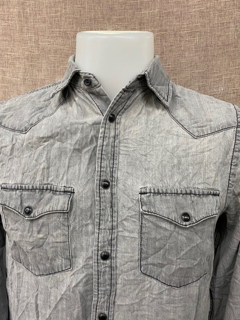 Mossimo Denim Long Sleeve Shirt