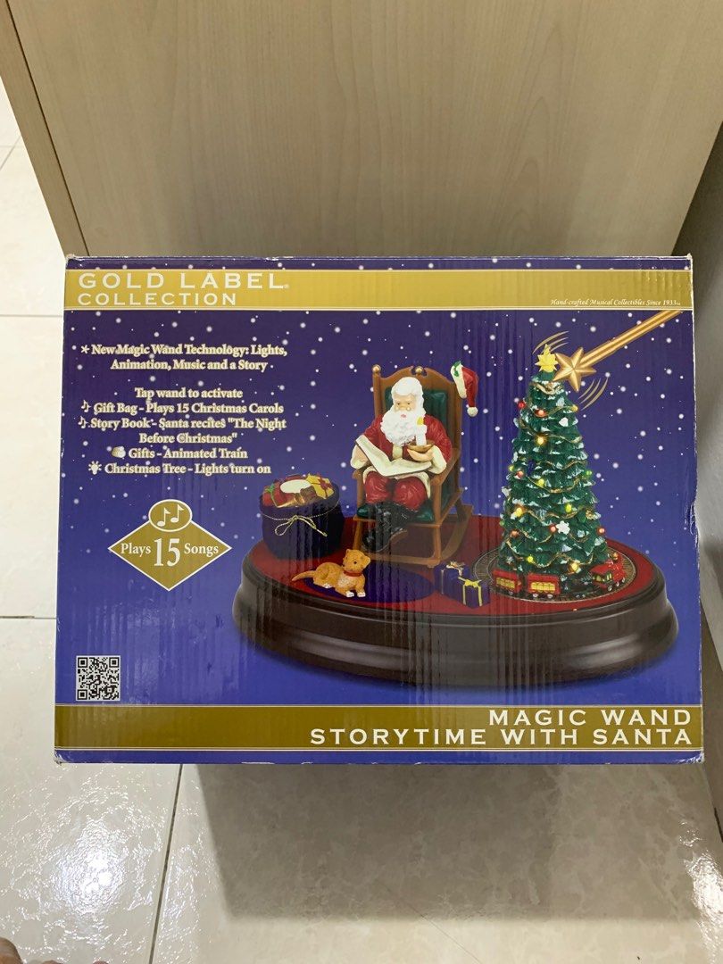 Mr Christmas Gold Label Collection Magic Wand Storytime Santa ...