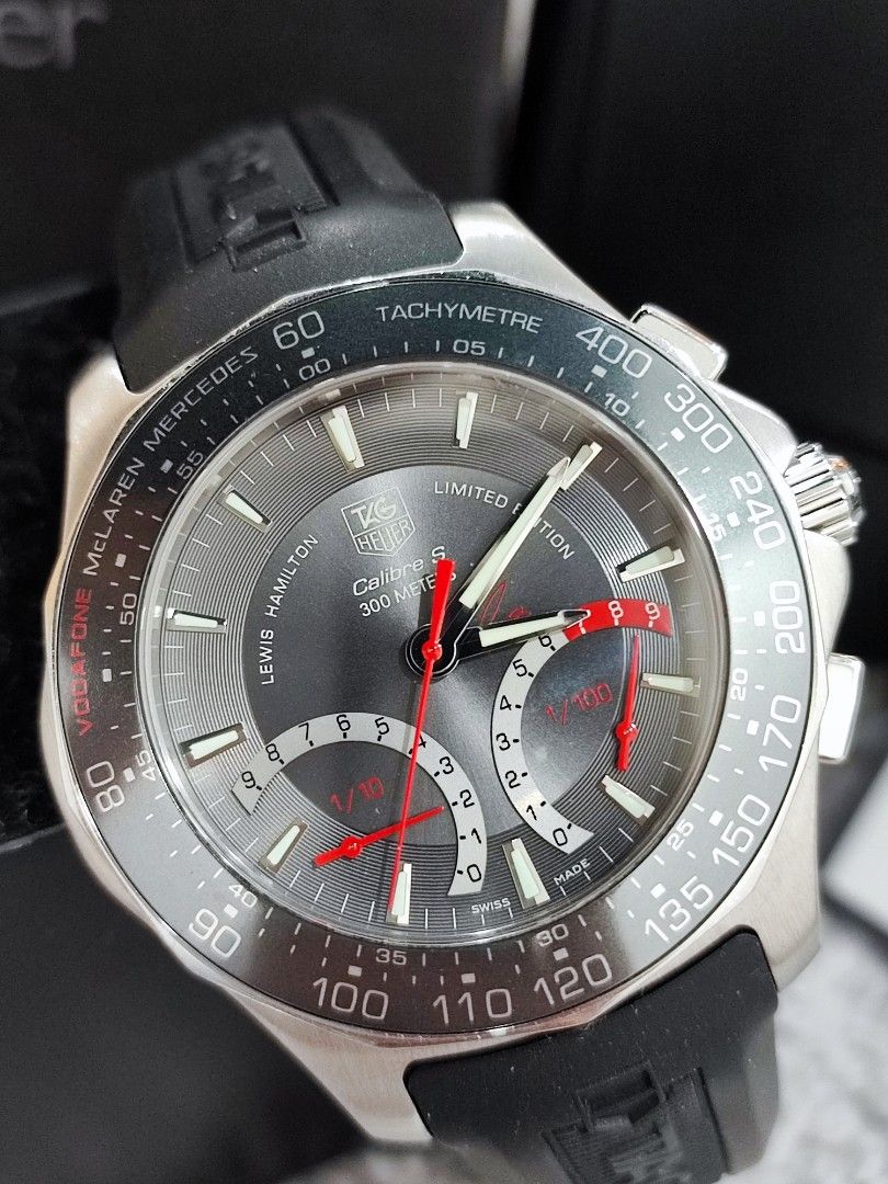 MSKL TAG HEUER Aquaracer Calibre S Lewis Hamilton Limited Edition Men Watch CAF7114