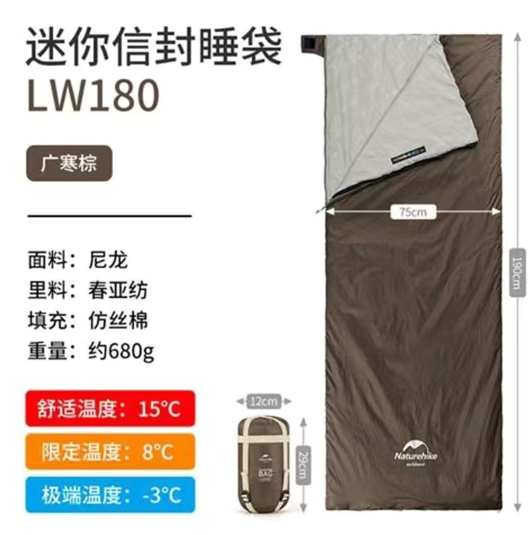 Sleeping bag naturehike lw180 outlet