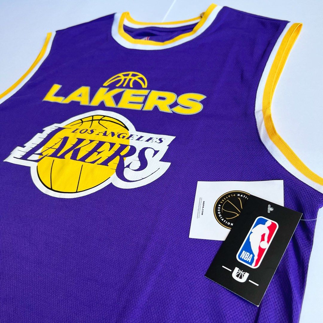 Nba Basketball Lebron James LA Lakers Licensed NBAPA Jersey Purple