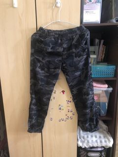 NET 男童薄迷彩褲
