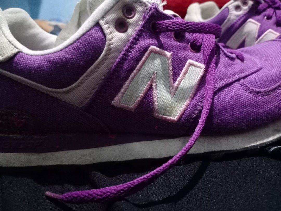 purple new balance 574