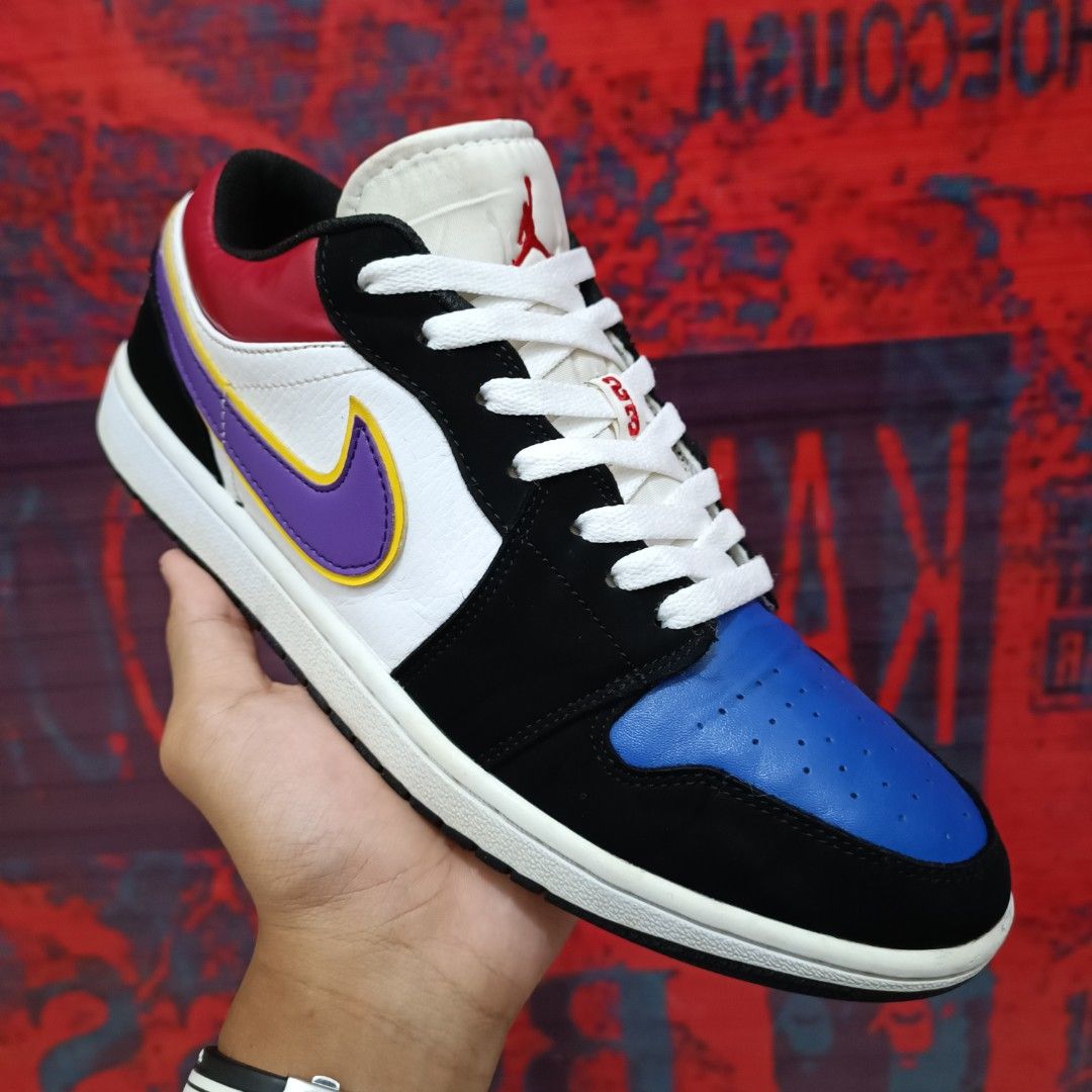 lakers top 3 jordan 1 low