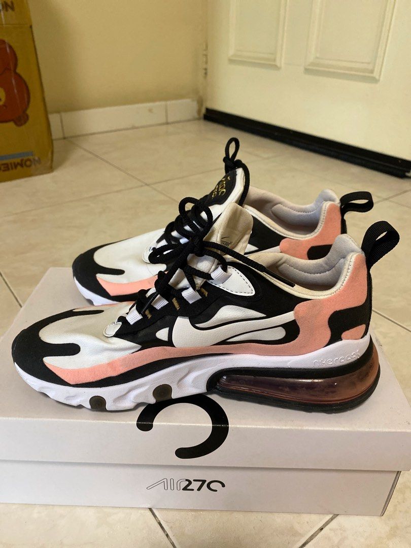 Air max 270 hot sale react rose gold