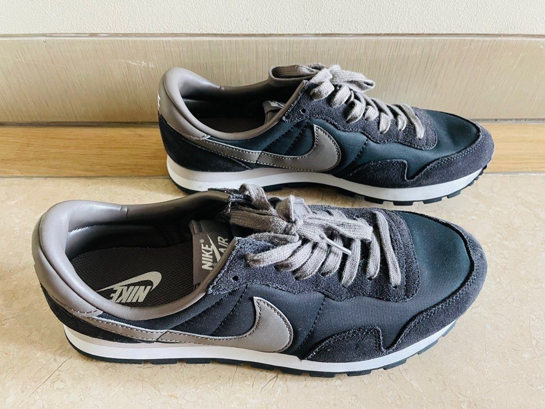 nike air pegasus black and grey