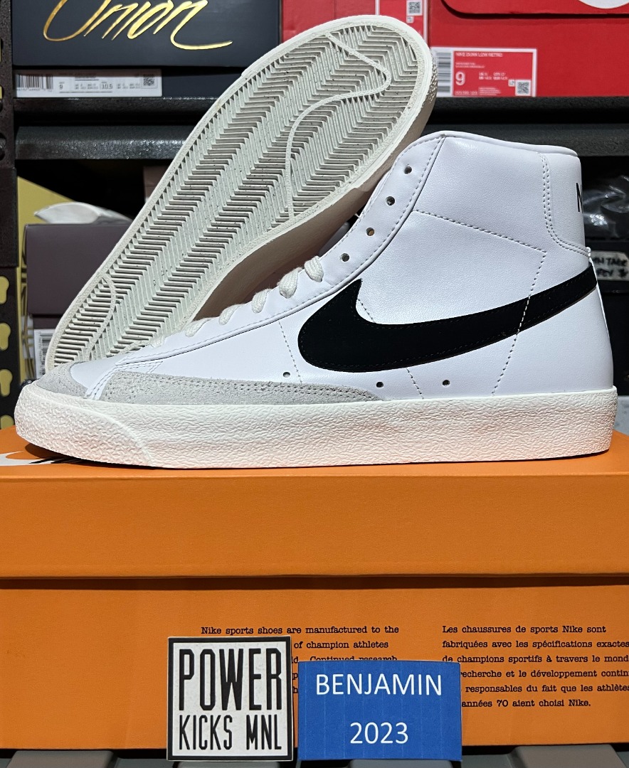 nike blazer mid 77 vintage black canvas