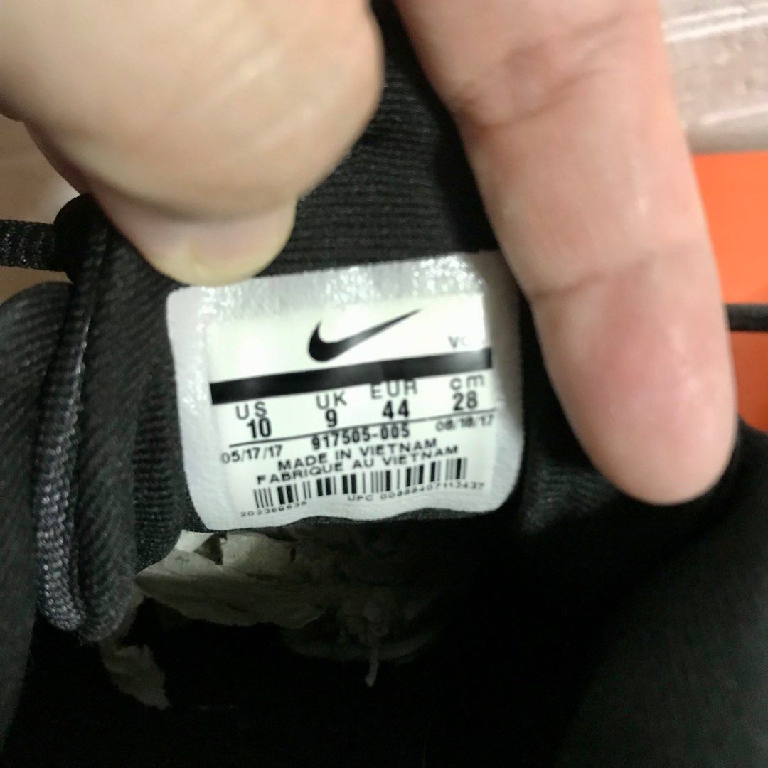 nike zoom assersion black gum