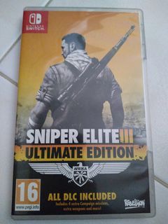 Nintendo switch game SNIPER ELITE 3
