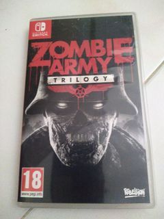 Nintendo switch game ZOMBIE ARMY TRILOGY