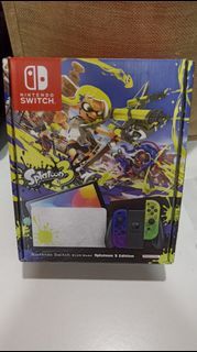Nintendo Switch Oled Splatoon 3 Editon. Full set with box