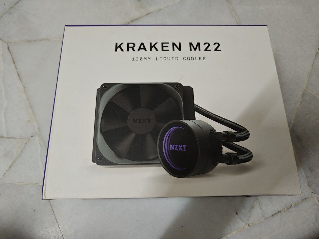 NZXT Kraken M22 120mm AIO Water Cooler, Computers & Tech, Parts