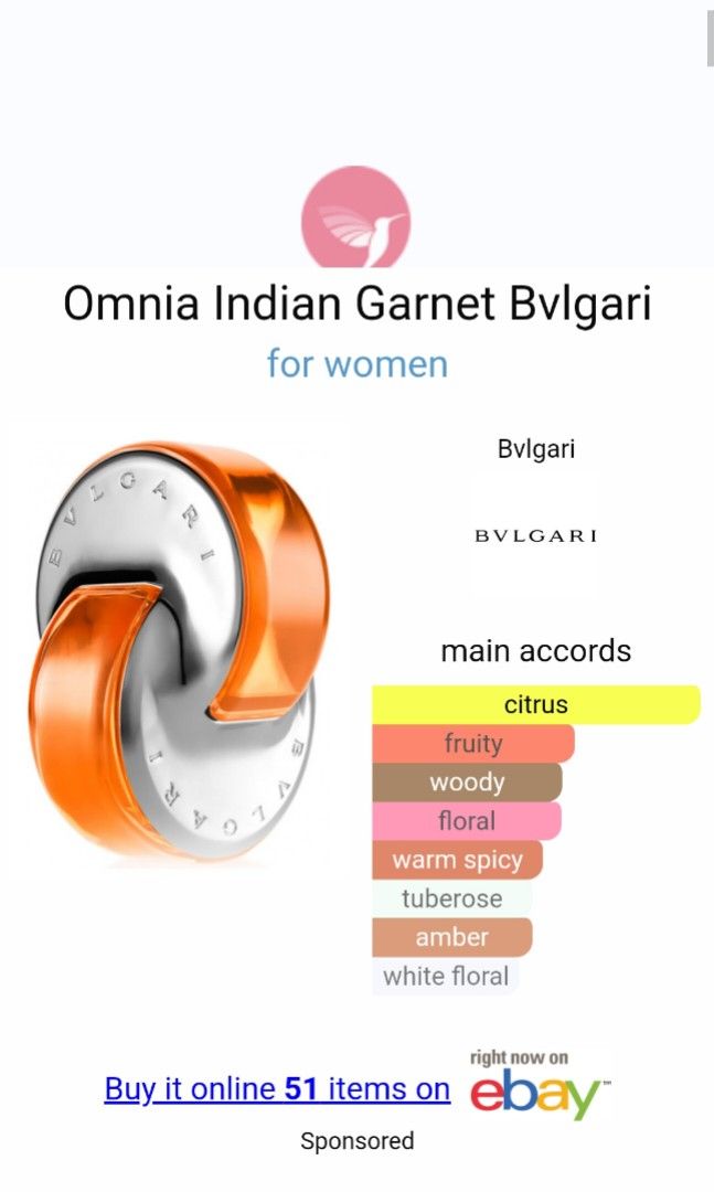 Bvlgari omnia hotsell indian garnet 50ml