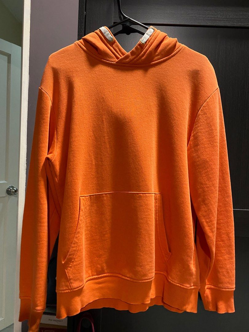 Orange best sale hoodie h&m