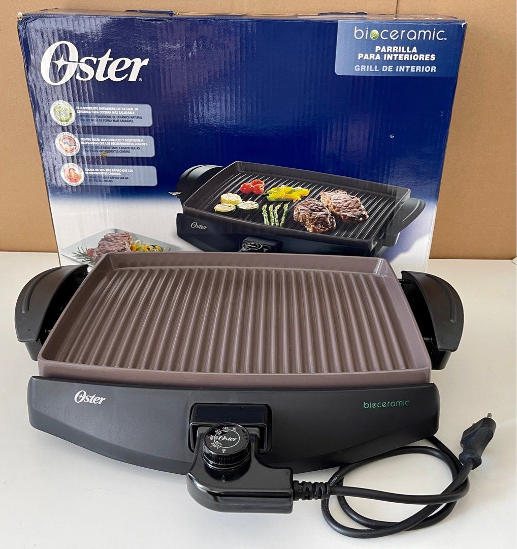 OSTER Bioceramic Indoor Electric Grill TV Home Appliances