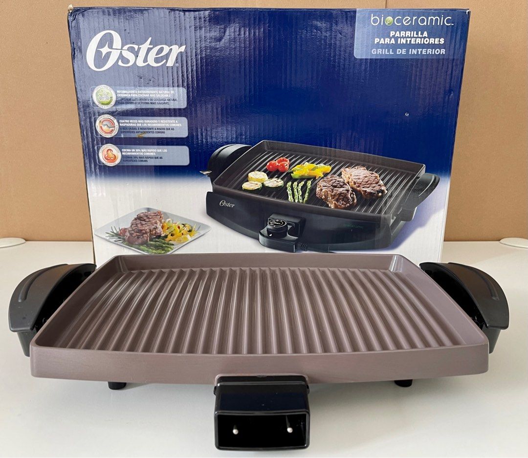 OSTER Bioceramic Indoor Electric Grill TV Home Appliances