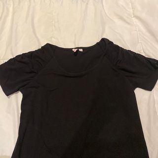 Penshoppe Black Puff Sleeves Top