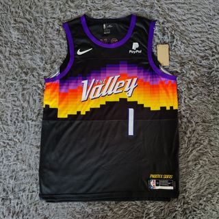 Youth Nike Devin Booker Purple Phoenix Suns 2021/22 Diamond Swingman Jersey - Icon Edition, Boy's, Size: Youth XL